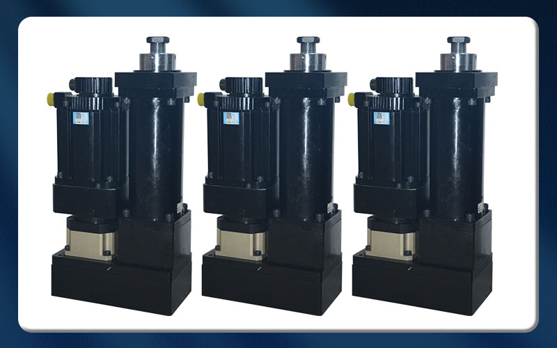 PLC控制伺服电动缸